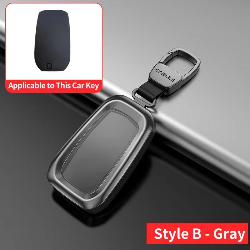 For 2024 2025 2026 Toyota Land Cruiser Prado LC250 250 j250 Metal Car Key Shell Full Protection Automotive Interior Accessories