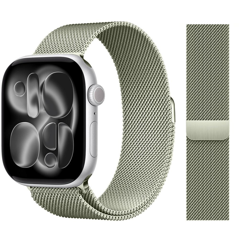 Strap For Apple Watch Band 46mm 44mm 45mm 40mm 42mm 41mm 49mm Milanese Loop correa Bracelet iWatch Series 11 10 Ultra 2 9 8 SE 3