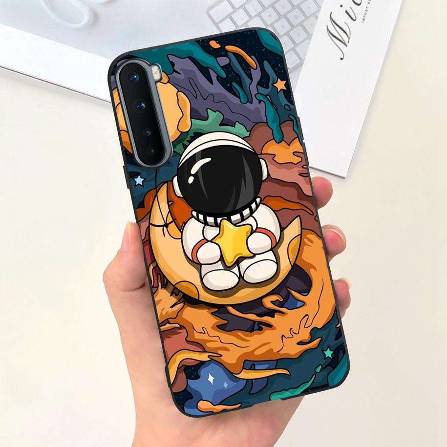 Для чехла OnePlus Nord AC2001 AC2003 Ударопрочный чехол Милый Астронавт Силиконовый Funda Для One Plus Nord Чехол OnePlus 8 Nord Capa