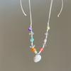 Pearl Shell Starfish Necklace Summer Sea Series Starfish Beach Neck Chain  Daily