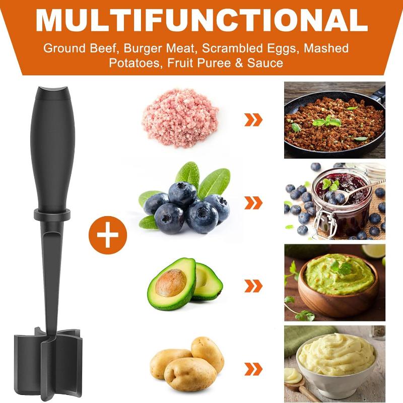 1 шт. кухонный измельчитель мяса, ручной измельчитель мяса, смешивание и измельчение рисовой заправки, лопатка для измельчения мяса