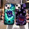 Чехол B-75 Pokemon Gengar Black для Samsung S24 S23 S22 S21 S20 FE S10 Lite Ultra S7 S8 S9 Plus A05S A11 A12 A13 A15 A22 A24 A25 A32 A52 A71 5G