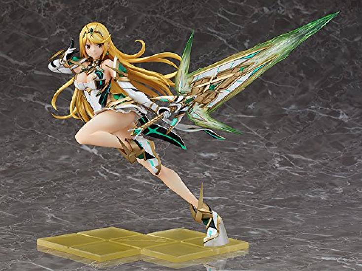 Xenoblade 2 Hikari 17 масштаб АБС и ПВХ окрашенная готовая фигурка со специальным постаментом в комплекте Перепродажа вторичный заказ