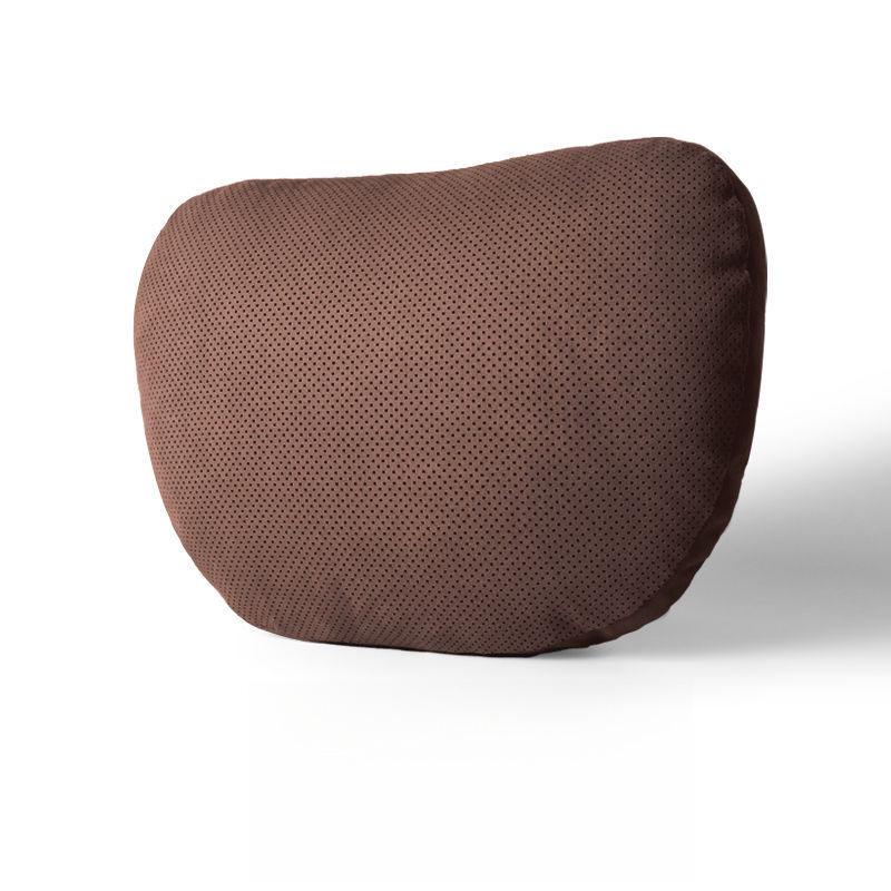 Suede Dupont Cotton Neck and Waist Support Pillow for Tesla and Mercedes-Benz S-Class Maybach
