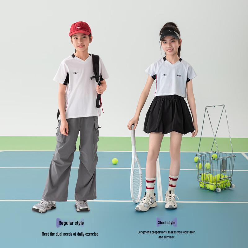 FUN ACTIVE Girls' Quick-Dry Tennis T-Shirt