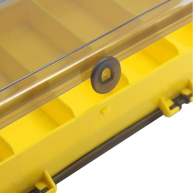 Double-Sided Folio Box Double-Layer Fish Hook Accessories Storage Box Portable Outdoor Fishing Bait Box