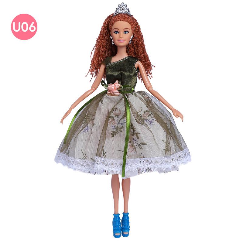 Кукла Барби 30 см с грязными косичками, европейская и американская личность, многосуставной подвижный целый комплект упакованной кукольной кружевной одежды