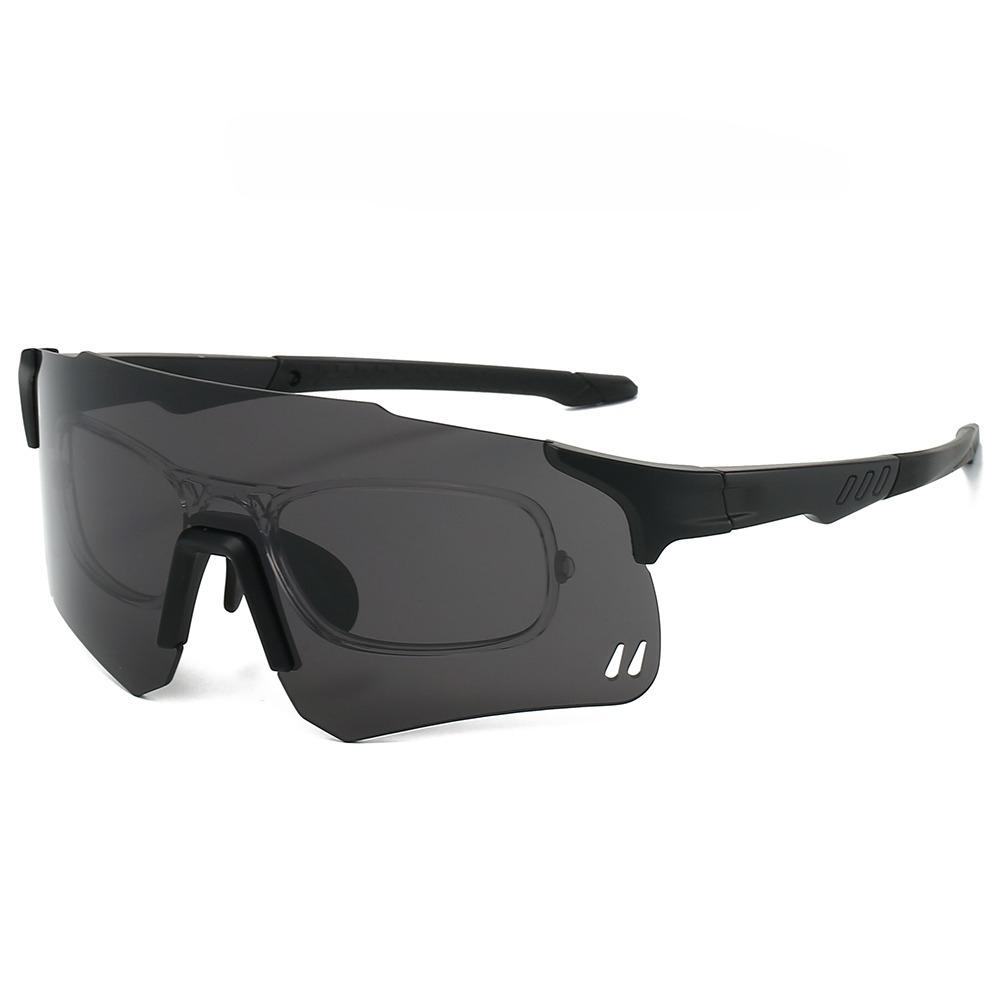 Rimless Sports Protective Sunglasses Men Fashion Mirror Outdoor Cycling Goggle New Women Anti-UV Windproof Shades