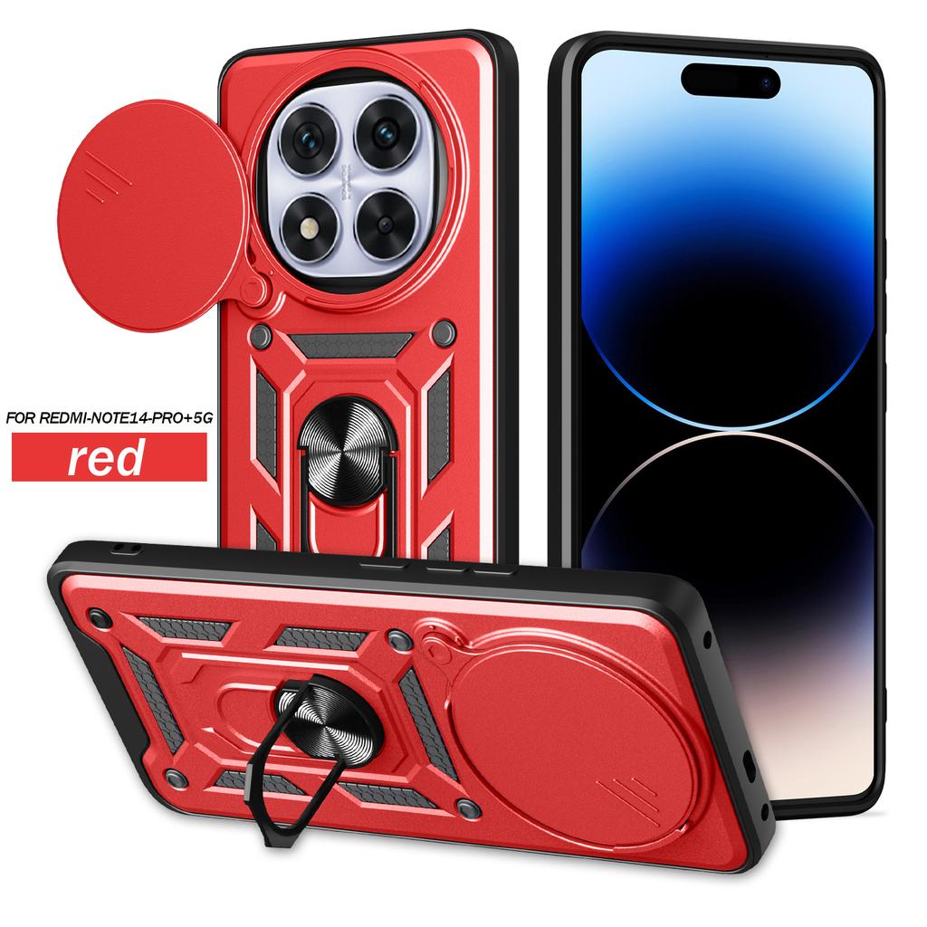Для Redmi Note 14 Pro Plus Бронированный защитный чехол с магнитным кольцом для Mi Poco X7 Чехол для телефона с защитой камеры