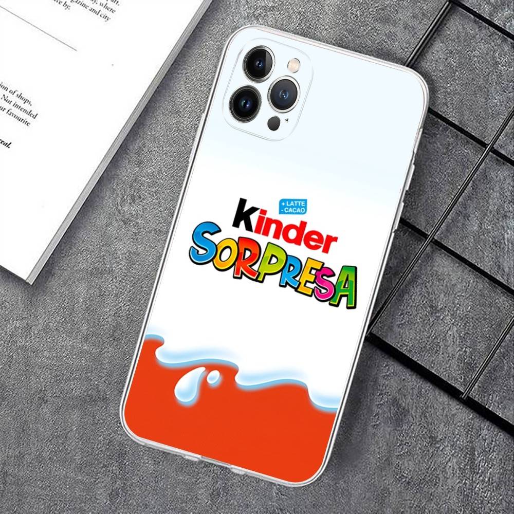 Чехол-футляр для телефона KINDER JOY с сюрпризом Trolly Egg для IPhone 17 16 15 14 13 12 11 Pro XS Max Plus Мягкий силиконовый чехол