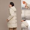 Bosideng Mid-Length Hooded Loose-Fit Down Jacket B250245124