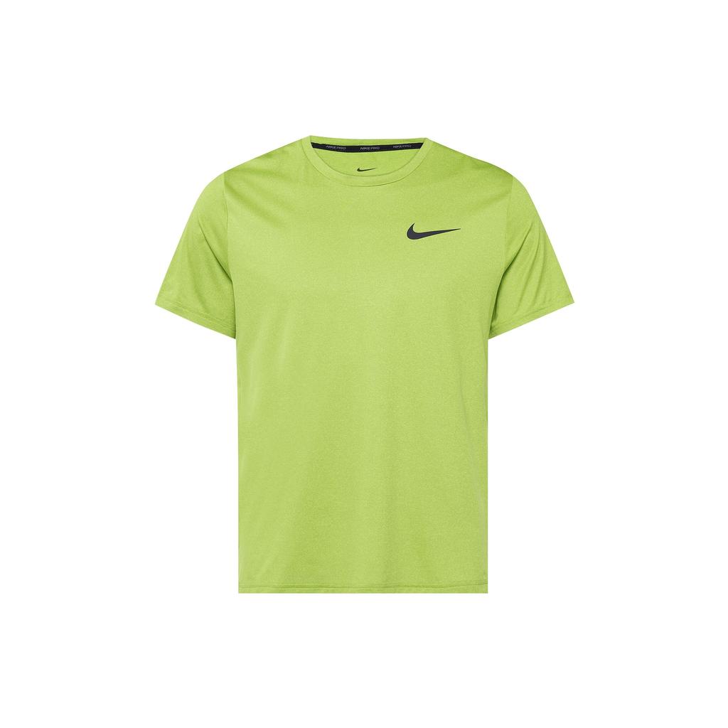 Nike Pro Dri-FIT Solid Casual Sports Quick-Dry Round Neck Short Sleeve T-Shirt Men Tops Atomic-Green CZ1182-377