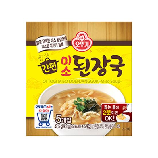 Ottogi K-Food Instant Block Soup Broth 9 видов (Суп из водорослей на день рождения, суп из соевой пасты, суп от похмелья, суп мисо) (37 вариантов)