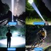 Portable Camping Light Super Bright Flashlight Rechargeable Waterproof Flashlight Powerful LED Emergency Torch for Outdoor