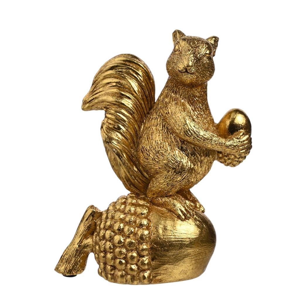 Hestia Squirrel On Acorn Ornament