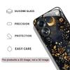 Эстетичный чехол из закаленного стекла с рисунком подсолнухов и луны для OPPO Realme 14 13 12 11 10 Pro Plus GT Neo3 2 X7 Pro