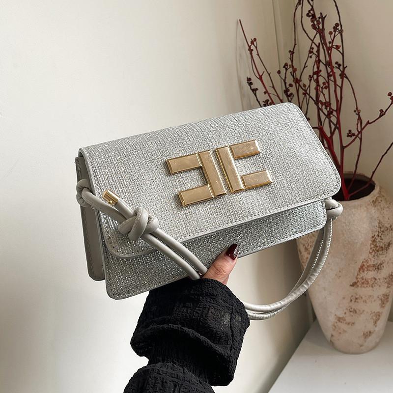 Black Sophisticated Crossbody Purse With Unique Design Perfect For Fashionforward Women