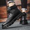 Новые мотоциклетные и ботильоны, водонепроницаемые ботинки, мужская кожаная обувь, мужские повседневные ботинки, высокие модные мужские ботинки Bota Masculina