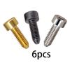 6 штук крепежных винтов тремоло-бриджа для гитары для тремоло-бриджа с двойной блокировкой