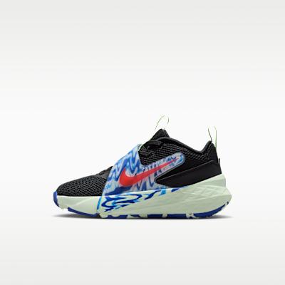 Nike Team Hustle D 12 Black Royal Volt Bright Crimson (PS)
