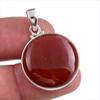 Ювелирный кулон из натурального красного оникса ручной работы из твердого серебра 925 пробы 1,50 дюйма L5l90