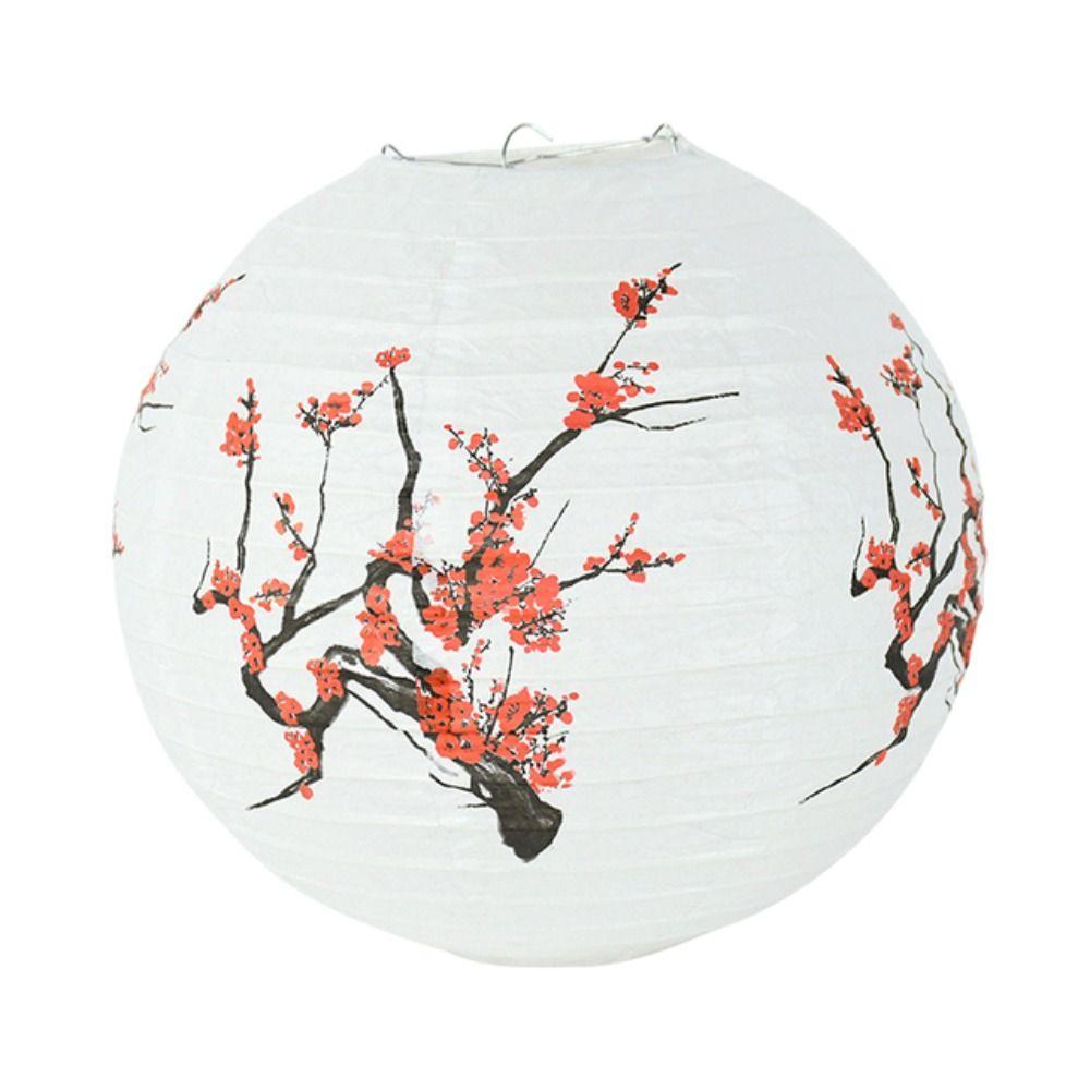 National Day Toys Gifts Temple Fair Decoration Paper Lantern Lampshade Flower Lantern Round Lamp