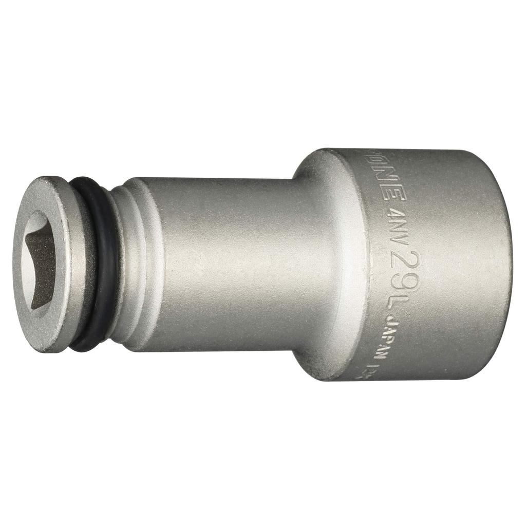 TONE Impact Long Socket Drive Angle Width Across Flats 29mm HP4NV-29L 12.7mm (1/2")