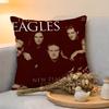 Cushion Cover  Linen  SkinFriendly Soft Decorative Case for Sofa Home Decor The EEagles Band Pillow cover