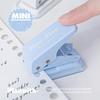 Planwith Мини-дырокол на одно отверстие Простой портативный дырокол для кольцевого переплета листов для заметок Ручной дырокол