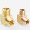 M12 M14 M16 M18 Метрический 1/8" 1/4" 3/8" 1/2" BSP Наружный Угольник 90 градусов Латунный Фитинг Трубопроводный Соединитель Муфта Вода Газ Масло