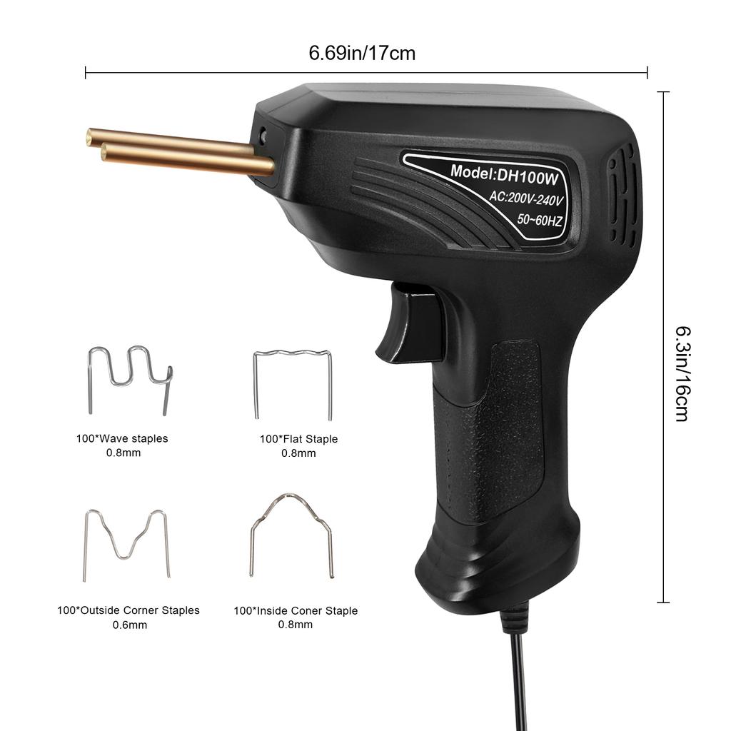 Пластиковый сварочный степлер Пластиковый сварочный аппарат Термофены Ремонт бампера Пластиковый сварочный аппарат Электросварочный паяльник