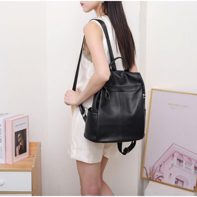 Натуральная кожа рюкзак для поездок на работу рюкзак большой вместимости дорожная сумка школьный ранец