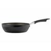 Pearl Metal Frying Pan, Black, 28cm, Induction Compatible, Deep, Mega Marble, HB-4373