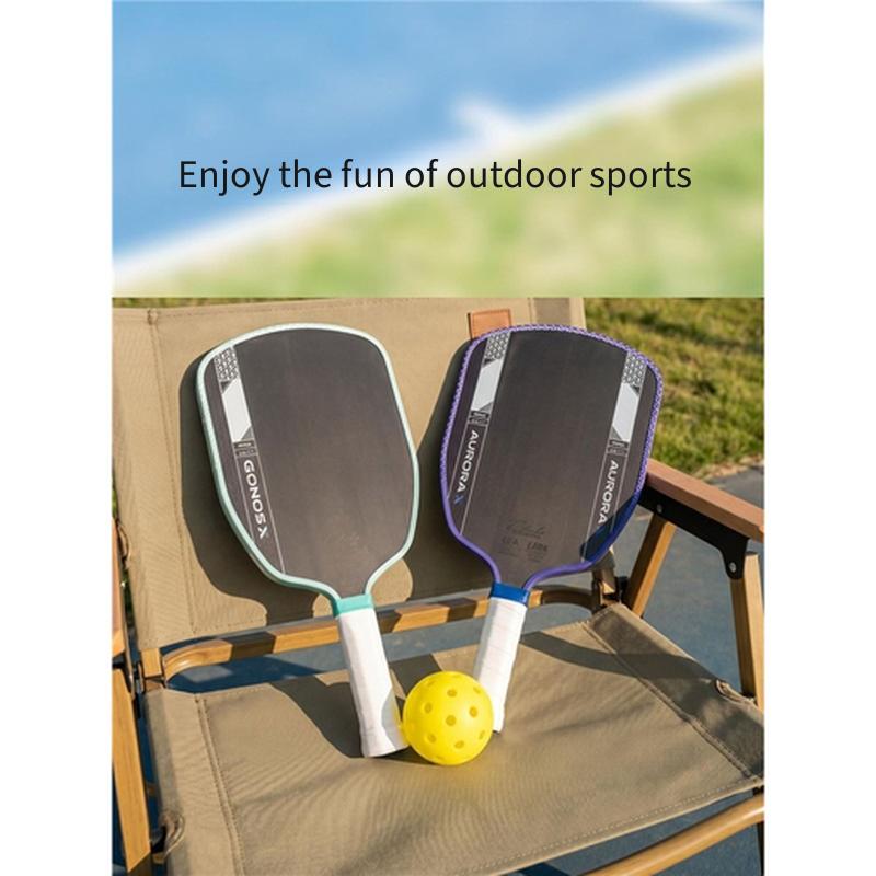 T700 Carbon Fiber Elongated Power Pickleball Paddle Set, PP Honeycomb Core Professional Offensive Sports Equipment