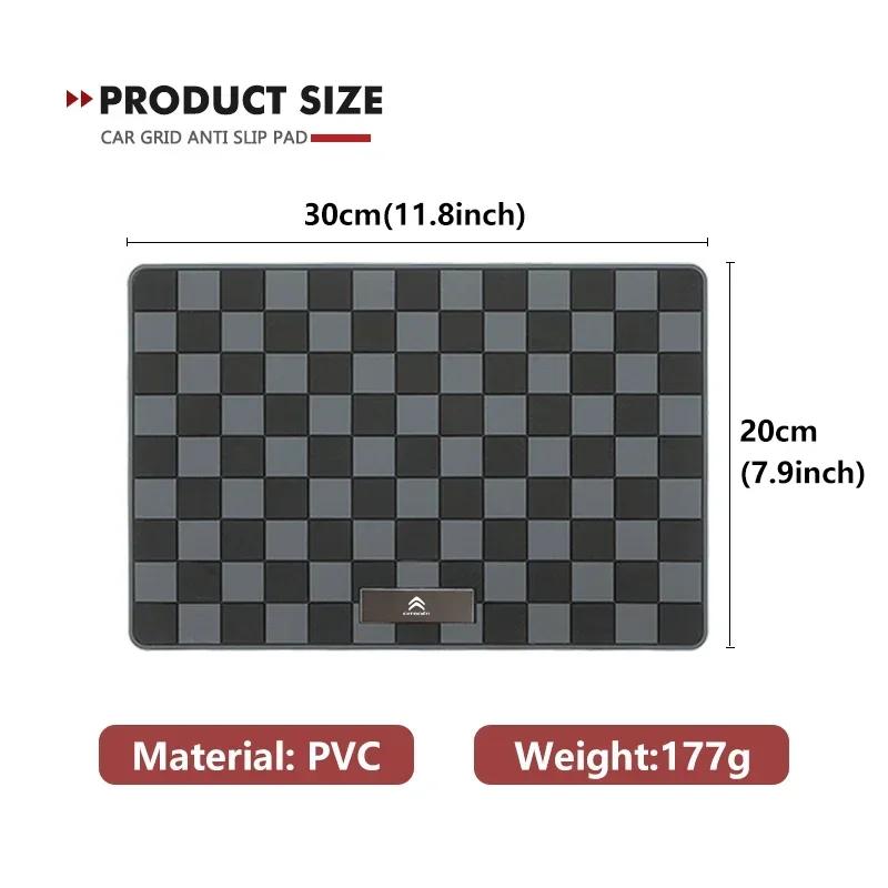 Car Dashboard Sticky Anti-Slip PVC Mat Anti-Slip Storage Pads For Citroen Grand Berlingo Jumper Celysee Xsara Picasso Aircross
