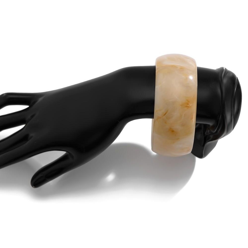 Y2K Необычный широкий браслет Бохо Ретро Кольцо на руку Креативный акриловый браслет Девушки