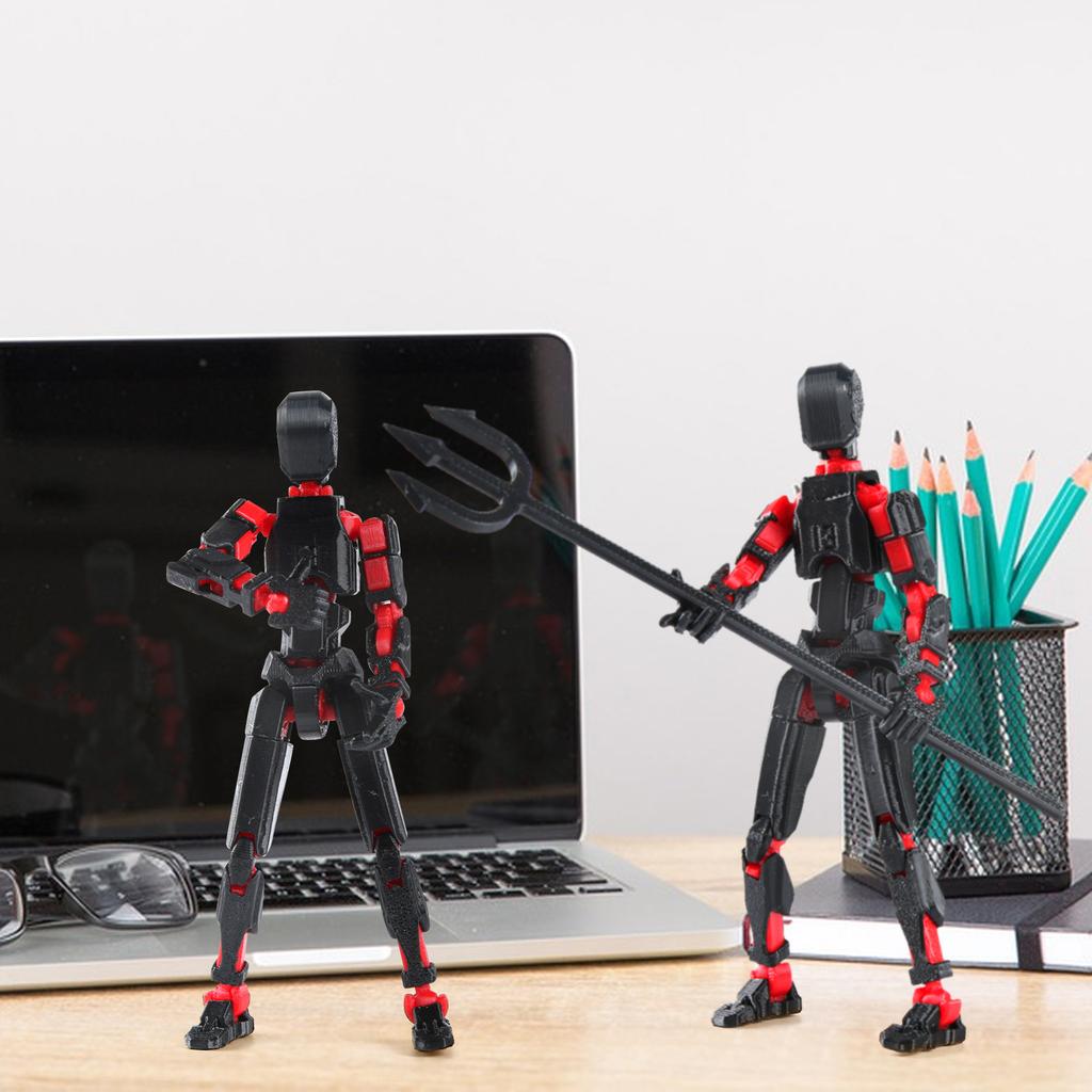Набор мобильных кукол, 3D-печатная мобильная кукла-робот Титан, подвижная мобильная кукла, подходит для коллекционеров, украшение рабочего стола