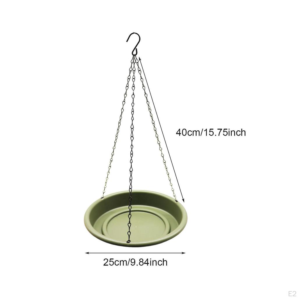 Ванночка для птиц, Цепочная кормушка, Садовая подвесная ванночка для голубей на открытом воздухе
