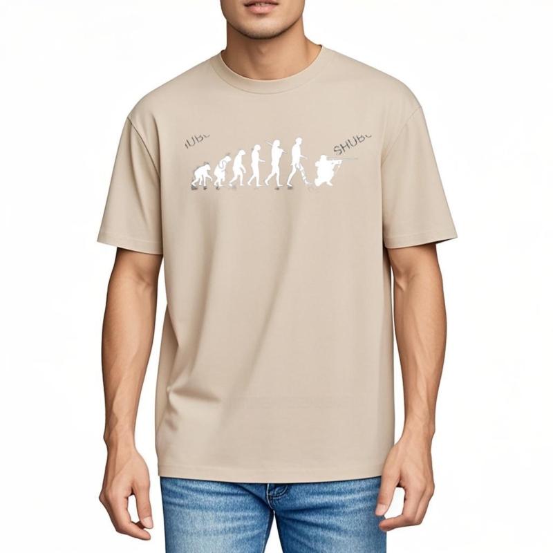 Мужская хлопковая футболка Летняя брендовая футболка Эволюция Поле боя COD Геймерская футболка Топ Футболки Мужская футболка Мода Мягкая Новая футболка