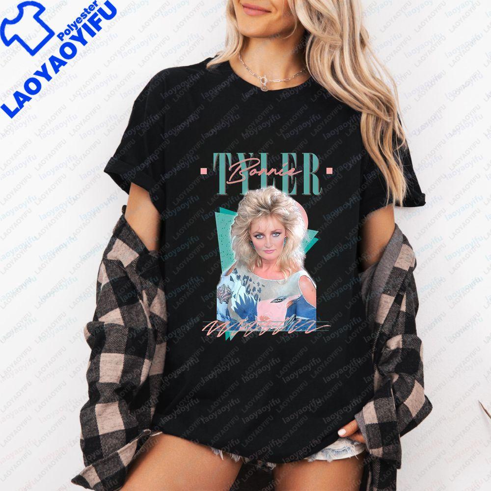 Bonnie Tyler Printed Blouse Genderneutral Trendy ShortSleeved TShirt Suitable for Both Unisex and WoUnisex Large Size