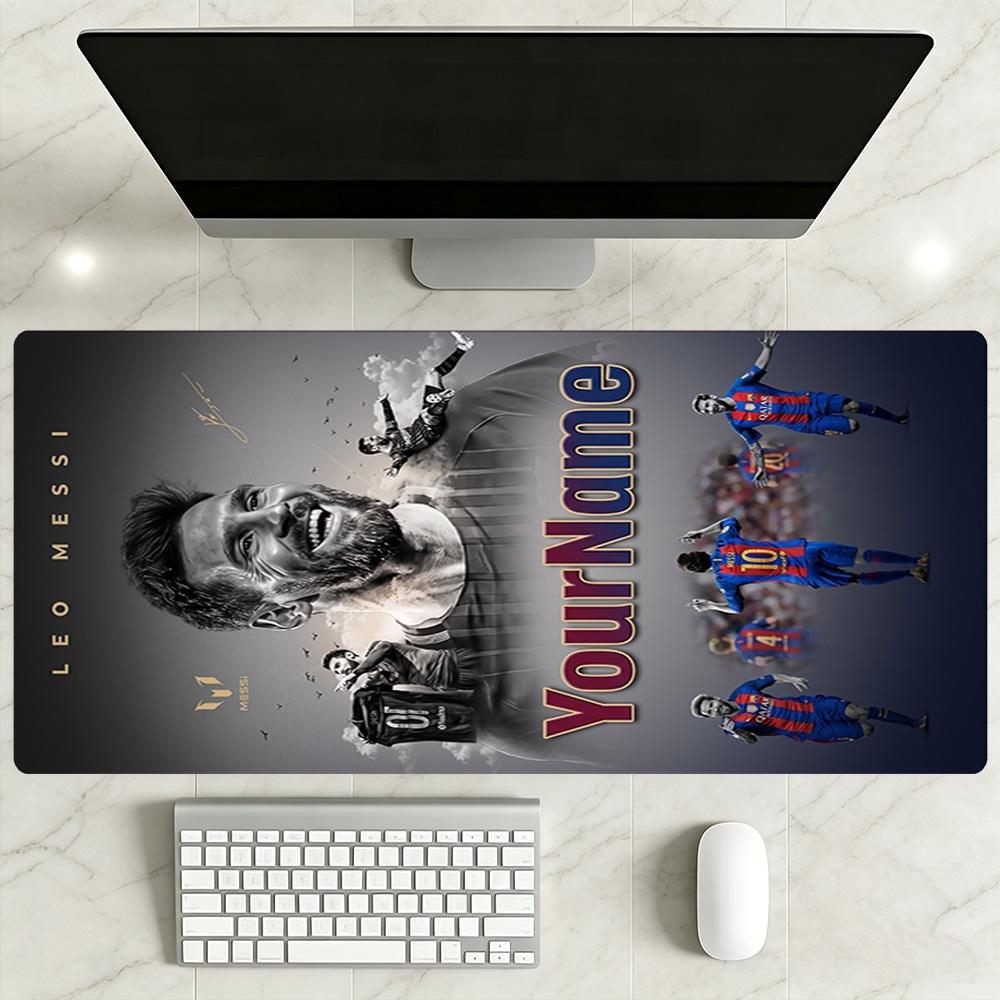Messi Customizable Name Beach Towel Soft Durable Quick-Dry Perfect for Traveling Yoga Camping and Swimming