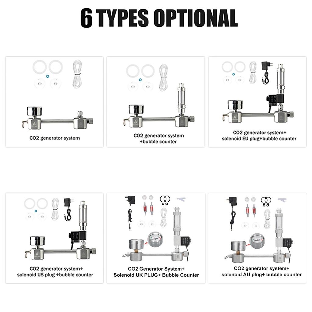Генераторная система с электромагнитным клапаном для аквариума