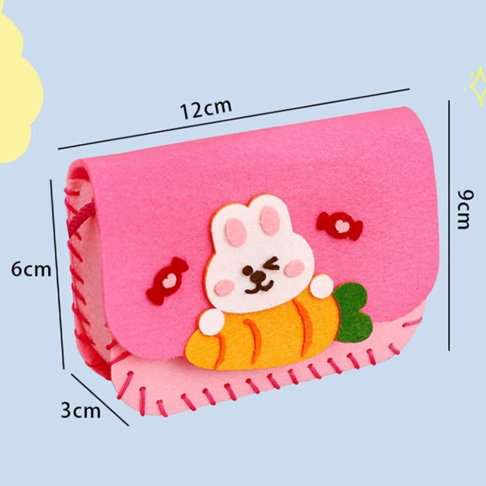 Мультяшная ручная работа Сумка Ремесла Искусство DIY Сумка-тоут Подарок Сумка через плечо