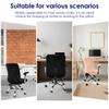 2 Groups Computer Chair Seat Cover Set Scratch Resistant Stretch Fit Desk Rotating Seat Slipcover Set With Elastic Band for Home