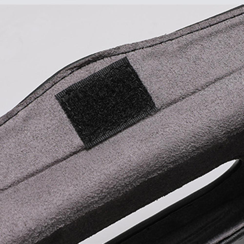 Black Artificial Leather Tissue Case Holder For Car Visor
