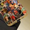Cool Paramore band pattern design Phone Case For iphone 17 16 15 14 13 12 11Pro Plus Max Luxury Gold-plated glass Phone Case