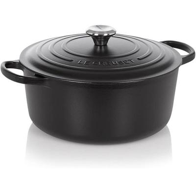 Чугунная жаровня Le Creuset Signature круглая 26 см черная 5,3 л (21177260000430)