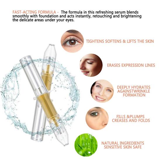 1 мл крем для глаз быстро впитывающийся антивозрастной натуральный экстракт длительный мгновенный удаление мешков под глазами сыворотка для мужчин