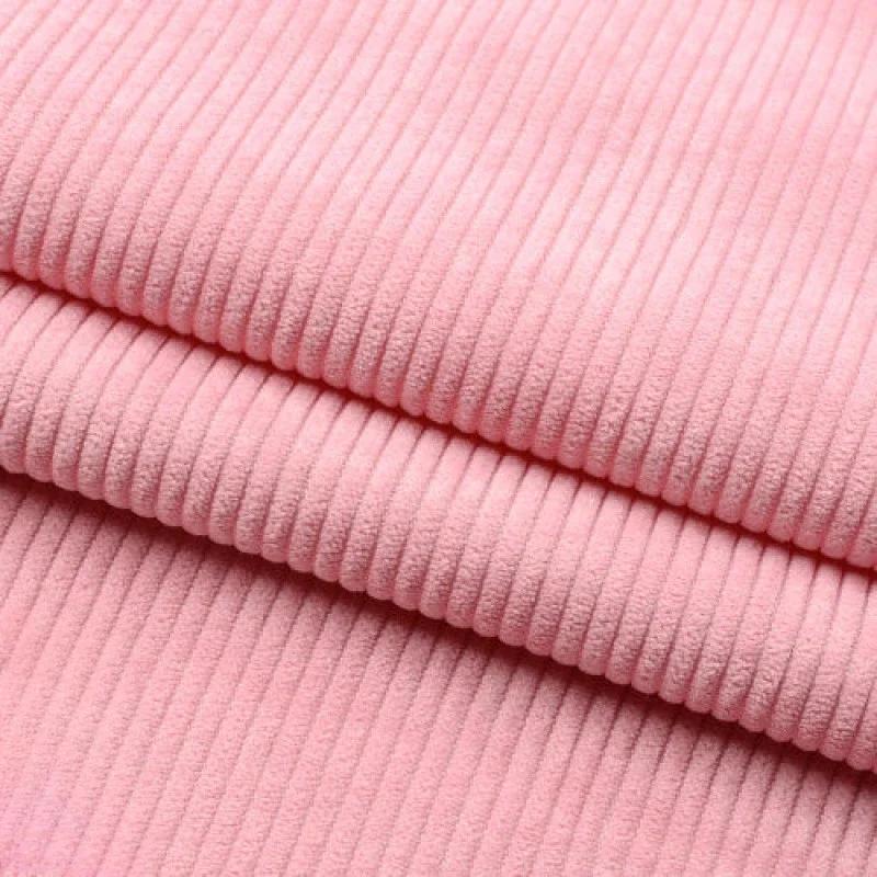 100x140cm Solid Color Corduroy Fabric Shirt Children's Cotton Jacket Sweater Sofa Velvet Cloth Lining DIY Sewing Brocade
