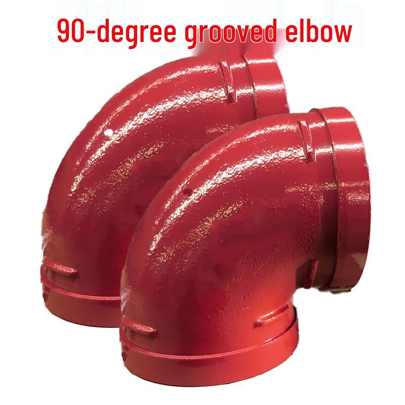 Grooved 90-Degree Elbow Fitting